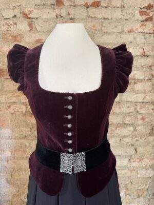 Trachtenmieder Samantha-bordeaux